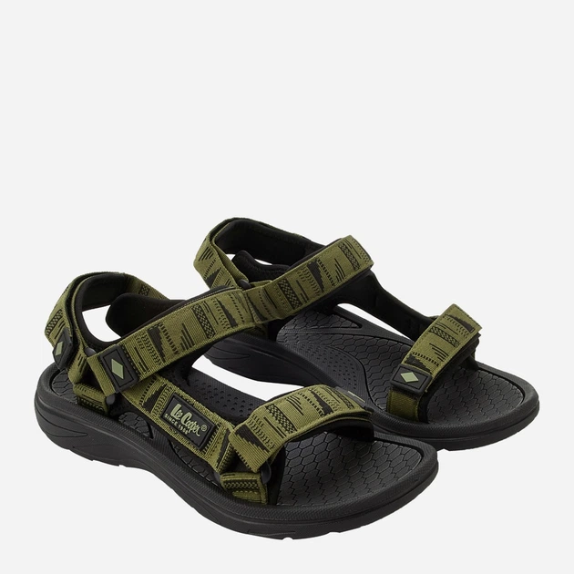 Чоловічі сандалії Lee Cooper LCW-26-34-4425 41 (27.3 см) Зелені (5901479629417) - зображення 2