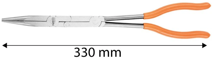 Szczypce Neo Tools 01-2913 wygięte z podwójnym przegubem CrV (5906692018796) - obraz 4