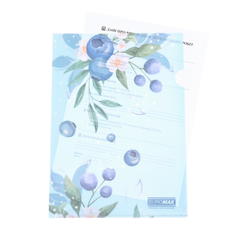 Папка-кутик BUROMAX 3854-17 ARABESKI морська хвиля (12) /BM.3854-17/ - изображение 2
