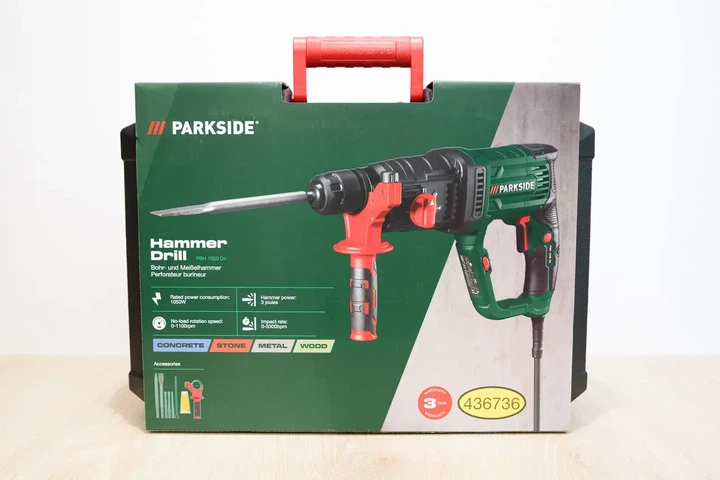 Перфоратор PARKSIDE PBH 1050 D4 / дрелька 1050Вт - изображение 2