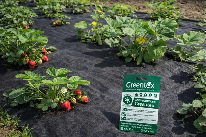 Агроволокно черное Greentex R50 3,2×10 м мульчировочное для защиты почвы и растений от сорняков - изображение 10