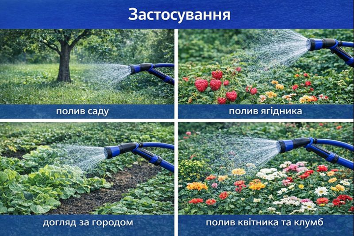 Шланг садовий SYMMER Garden Diplomat двошаровий армований ПВХ 3/4″/30 м - зображення 3