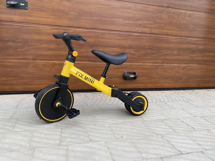 Трехколесный велосипед беговел Ikonka Trike Fix Mini 8" 3в1 - изображение 4