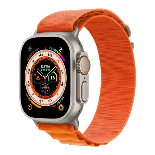 Ремінець Alpine Loop для Apple Watch 42/44/45/49 mm Orange - Фото 3 Ремінець Alpine Loop для Apple Watch 42/44/45/49 mm Orange - изображение 3