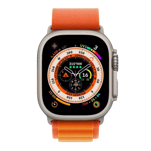 Ремінець Alpine Loop для Apple Watch 42/44/45/49 mm Orange - Фото 4 Ремінець Alpine Loop для Apple Watch 42/44/45/49 mm Orange - изображение 4