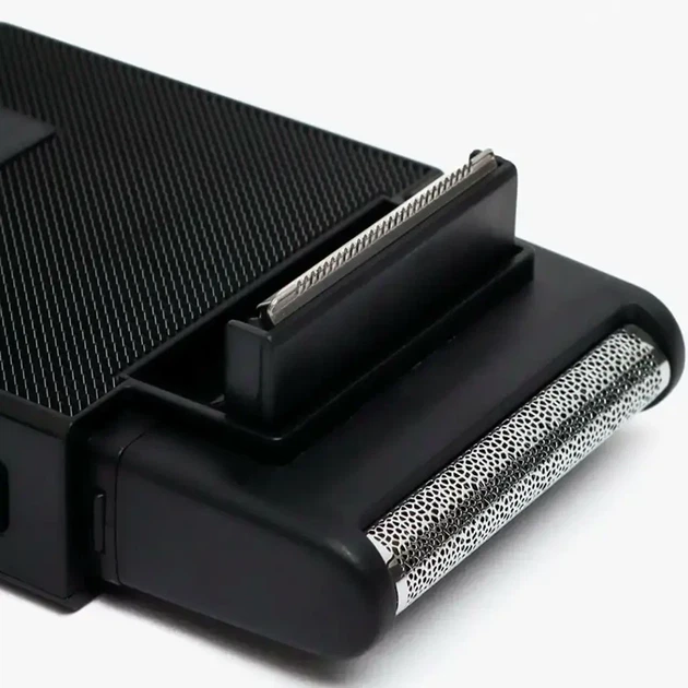 Електробритва VGR V-376 з триммером USB-зарядка акумуляторна чорна для гладкого гоління - зображення 4