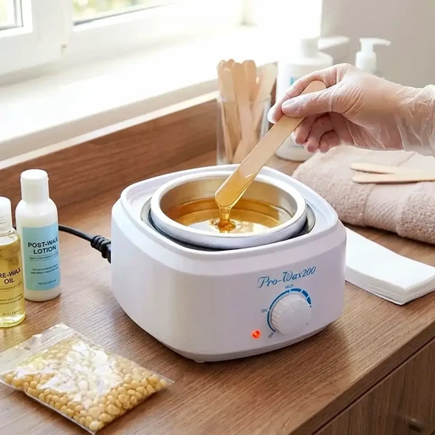 Баночний воскоплав 100Вт 400мл 220В терморегулятор ProWax 200 білий для депіляції - зображення 6