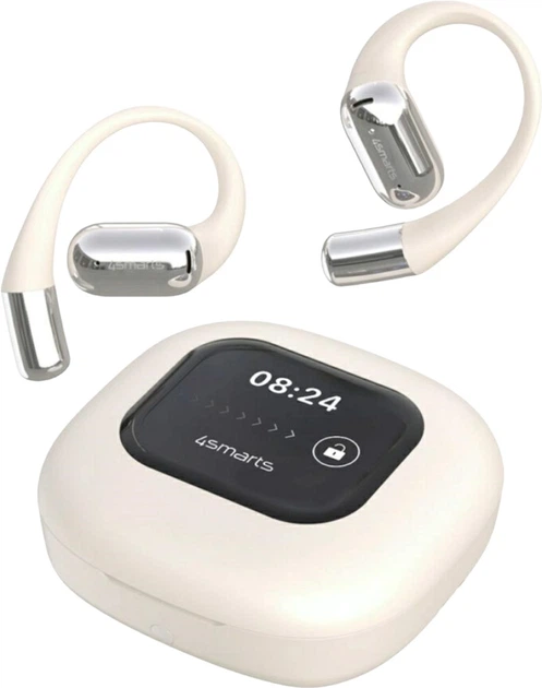 Słuchawki 4smarts SkyBuds Beige (4252011911196) - obraz 1
