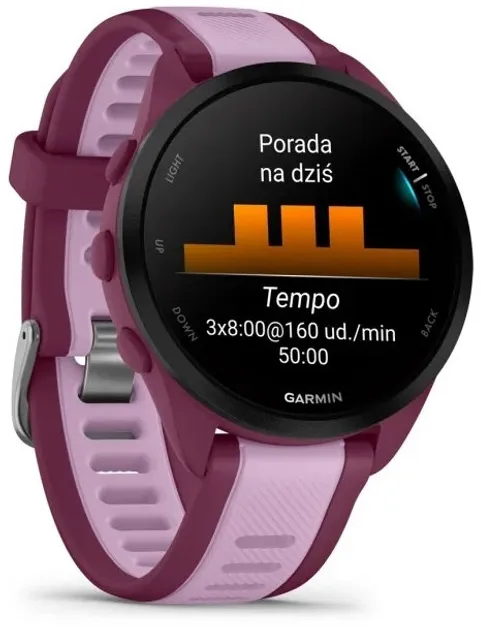 Смарт-часы Garmin Forerunner 165 Music Berry/Lilac (010-02863-33/B3) - изображение 3