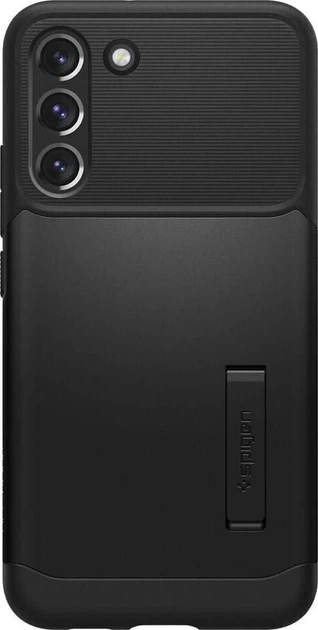 Чехол противоударный с подставкой Spigen Slim Armor для Samsung Galaxy S22 (S901) Black ACS04013 - Фото 4 Чехол противоударный с подставкой Spigen Slim Armor для Samsung Galaxy S22 (S901) Black ACS04013 - изображение 4
