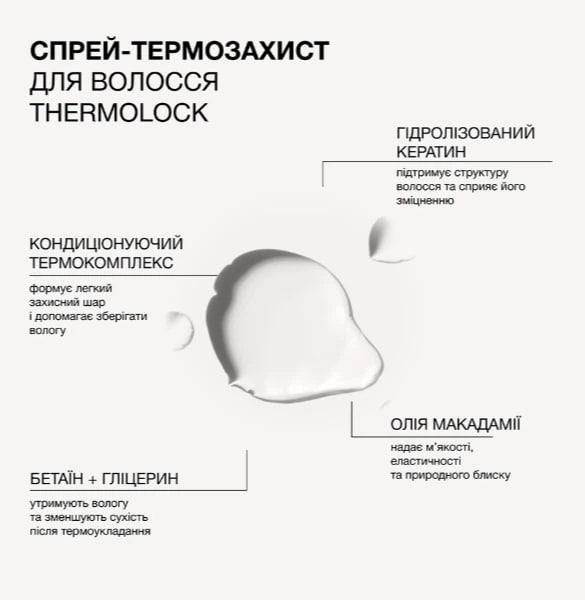 Спрей-термозахист для захисту та збереження вологи у волоссі Thermolock Triology, 150 мл - зображення 2
