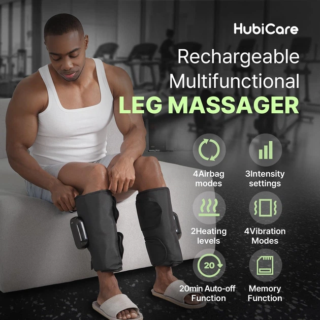 Беспроводной компрессионный массажер для ног HubiCare - изображение 2