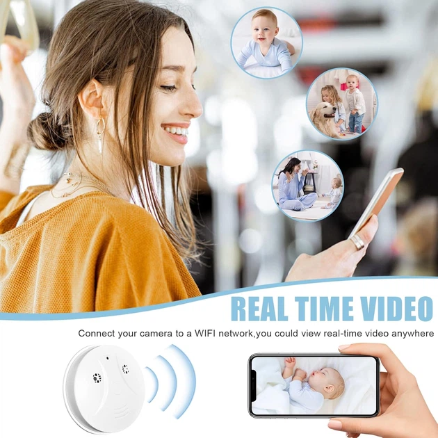 Wi-Fi камера відеоспостереження Lian.Ripple.Lian Full HD 1080P з кріпленням на стелю - Фото 5 Wi-Fi камера відеоспостереження Lian.Ripple.Lian Full HD 1080P з кріпленням на стелю - зображення 5