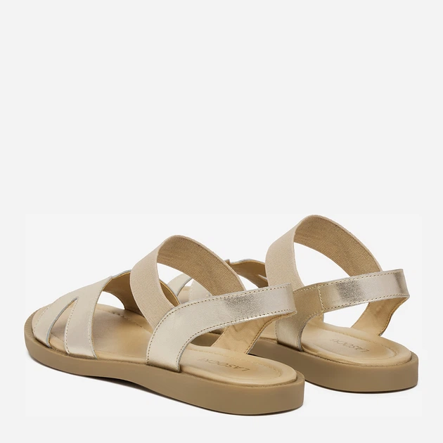 Жіночі сандалії шкіряні Lasocki WI23-3096-02 5906751019528 41 26.6 см Золотисті (5906751019627) - зображення 4