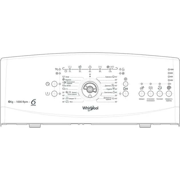 Пральна машина WHIRLPOOL TDLR 6040L EU/N - изображение 9