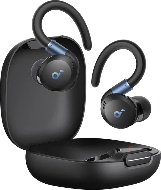 Бездротові TWS навушники Anker Soundcore Sport X20 Black, ANC, IP68, BassUp,12H Playtime - зображення 2