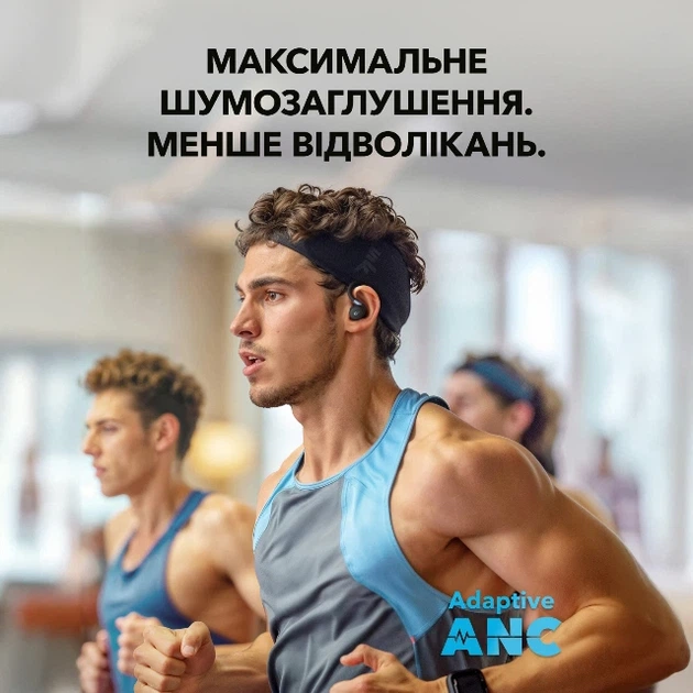 Бездротові TWS навушники Anker Soundcore Sport X20 Black, ANC, IP68, BassUp,12H Playtime - зображення 6