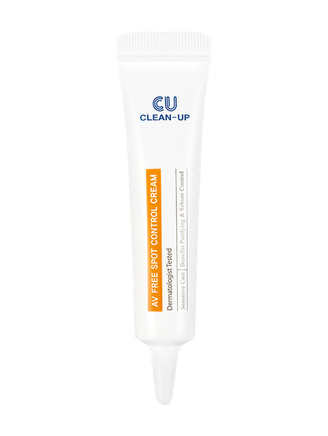 Точечный крем от воспалений Cuskin Clean-Up AV Free Spot Control Cream, 15г - Фото 1 Точечный крем от воспалений Cuskin Clean-Up AV Free Spot Control Cream, 15г - изображение 1