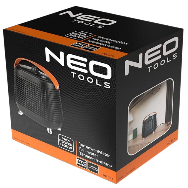 Тепловентилятор Neo Tools 90-157 1500 Вт (5906692019557) - зображення 6