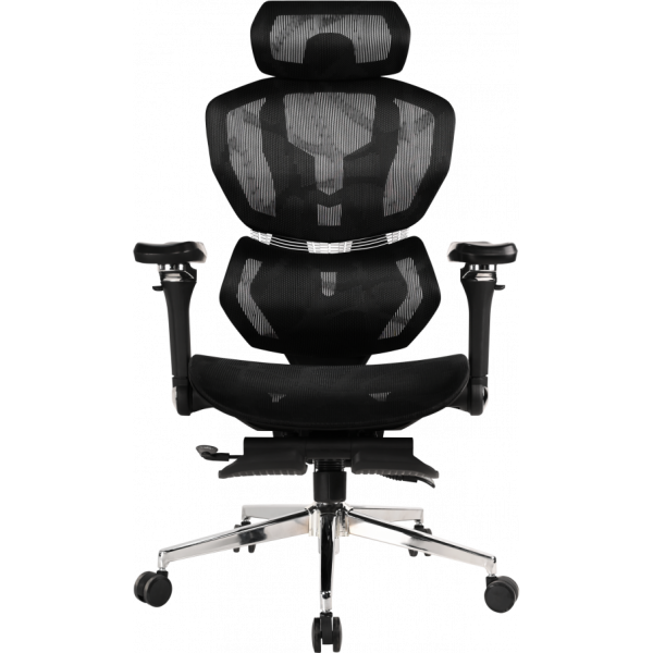 Геймерське крісло GT Racer X-7002 Black/Black (Massage) - зображення 9