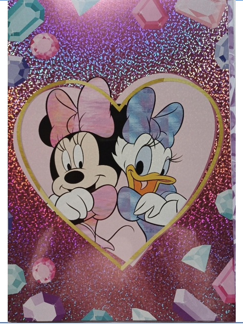 Витающая открытка A4 Disney Микки Маус Минни и Дейзи + конверт, голографическая, на день рождения - Фото 1 Витающая открытка A4 Disney Микки Маус Минни и Дейзи + конверт, голографическая, на день рождения - изображение 1