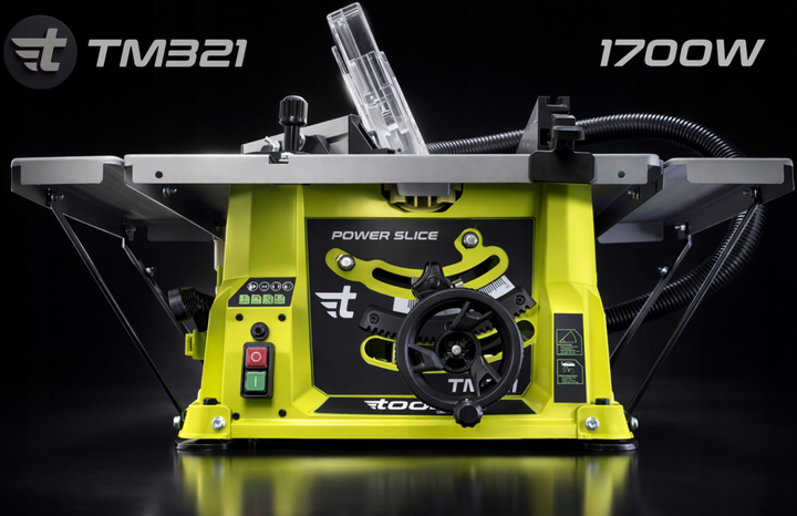 Циркулярна пила настільна Toolme TM321 1700Вт для різання дерева - зображення 8