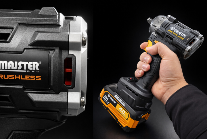 Гайковерт ударний акумуляторний 500Нм Majster Pro - Фото 5 Гайковерт ударний акумуляторний 500Нм Majster Pro - зображення 5
