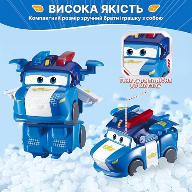 Ігрова фігурка-трансформер Super Wings Transform-a-Bots Люсі (Lucie), 5см - Фото 6 Ігрова фігурка-трансформер Super Wings Transform-a-Bots Люсі (Lucie), 5см - изображение 6