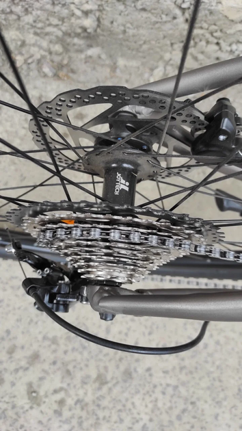 Велосипед горный алюминиевый Crosser Solo 29" рама 21 (3*10) DEORE Зеленый - изображение 8