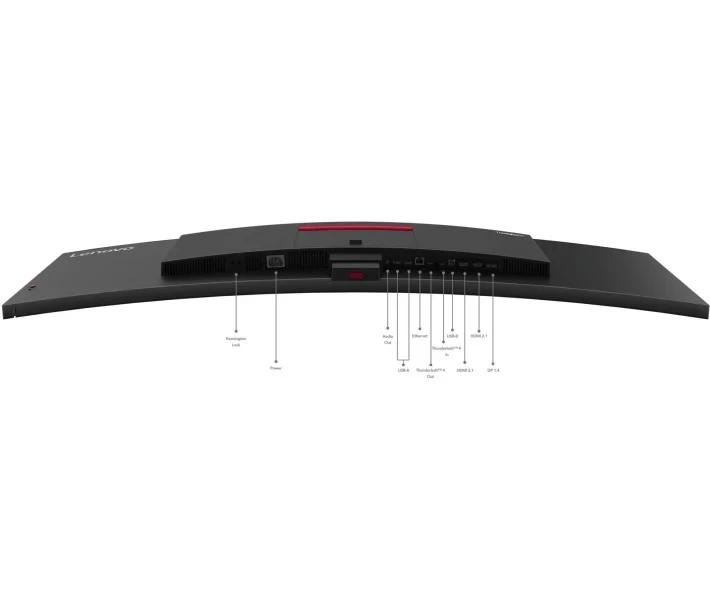 Монитор вигнутий 49" Lenovo ThinkVision P49w-30, Black - изображение 4