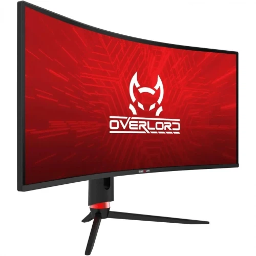 Монитор изогнутый 34" Qube Overlord C34UQ180H, Black - Фото 3 Монитор изогнутый 34" Qube Overlord C34UQ180H, Black - изображение 3