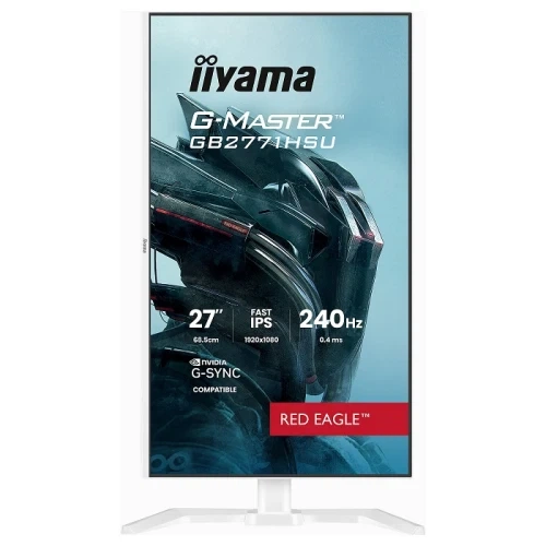 Монітор 27" Iiyama G-Master GB2771HSU-W1, White - Фото 3 Монітор 27" Iiyama G-Master GB2771HSU-W1, White - зображення 3