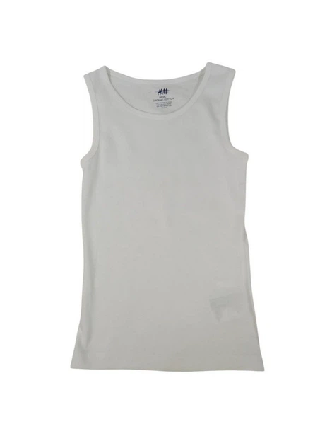 Майка H&M 110/116 Белый 0829883_бел - изображение 2