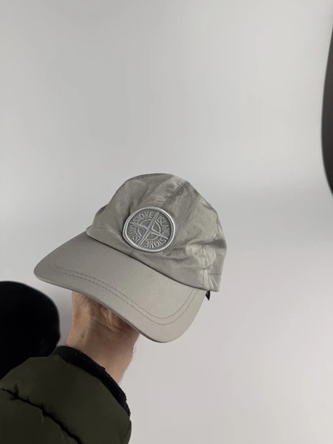 Бейсболка Stone Island / Кепка Stone Island сірий колір - изображение 6