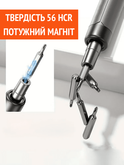Электрическая аккумуляторная отвертка с битами NanoFix 88 предметов для точных работ - изображение 6