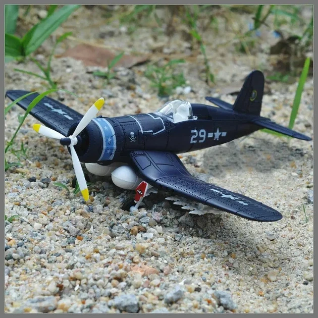 Модель самолета Корсар Chance Vought F4U Corsair (Чанс-Воут F4U «Корсар») темно -синий - изображение 2