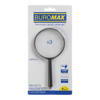 Лупа BUROMAX 4315 D90х3, пластик (12) /BM.4315/ - изображение 2