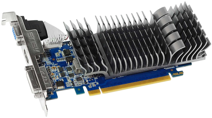 Відеокарта GeForce GT 610 2GB Asus Silent (GT610-SL-2GD3-L) Б/В - Фото 2 Відеокарта GeForce GT 610 2GB Asus Silent (GT610-SL-2GD3-L) Б/В - зображення 2