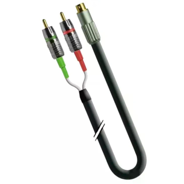 Кабель S-Video 4-pin на два разъема RCA диаметр 3.4×7.0 мм 1T-V15-01 длина 1 м позолоченные контакты - Фото 1 Кабель S-Video 4-pin на два разъема RCA диаметр 3.4×7.0 мм 1T-V15-01 длина 1 м позолоченные контакты - изображение 1