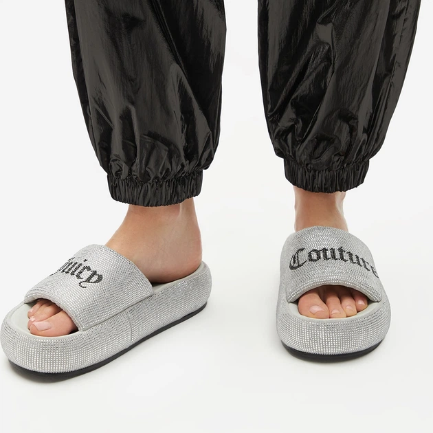 Женские шлепанцы Juicy Couture WSS21515-04 5906751063255 38 25.3 см Серые (5906751063316) - изображение 2