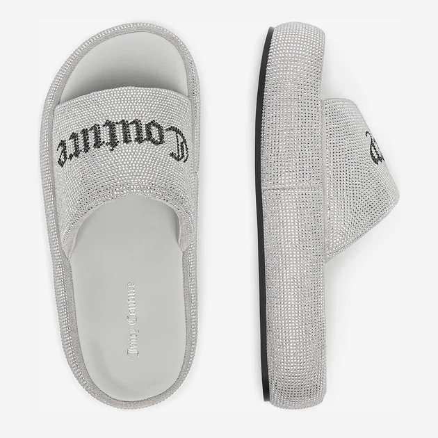 Женские шлепанцы Juicy Couture WSS21515-04 5906751063255 39 25.9 см Серые (5906751063323) - изображение 6