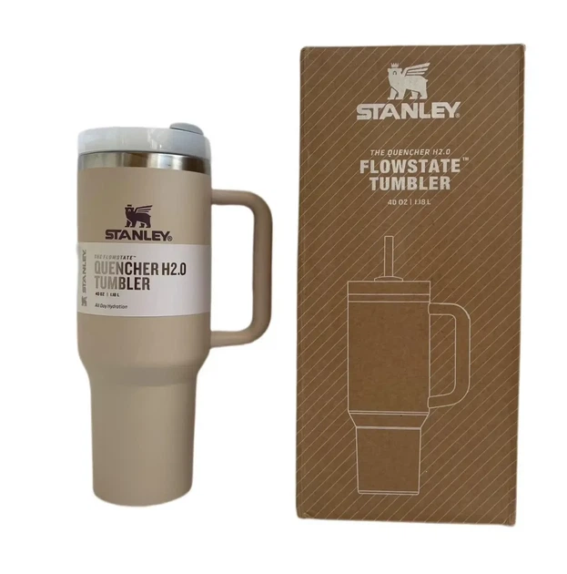 Термокружка Stanley Quencher H2.0 Tumbler из нержавеющей стали 1,18 л Biege - Фото 2 Термокружка Stanley Quencher H2.0 Tumbler из нержавеющей стали 1,18 л Biege - зображення 2