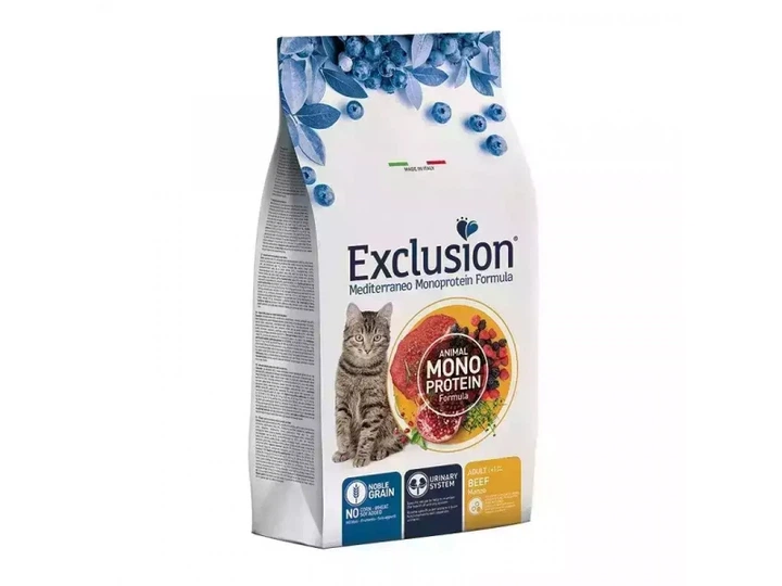 Сухой корм для котов Exclusion Cat Adult Beef 1,5 кг - Фото 1 Сухой корм для котов Exclusion Cat Adult Beef 1,5 кг - изображение 1