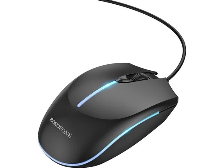 Миша Borofone BG10 Black - зображення 2
