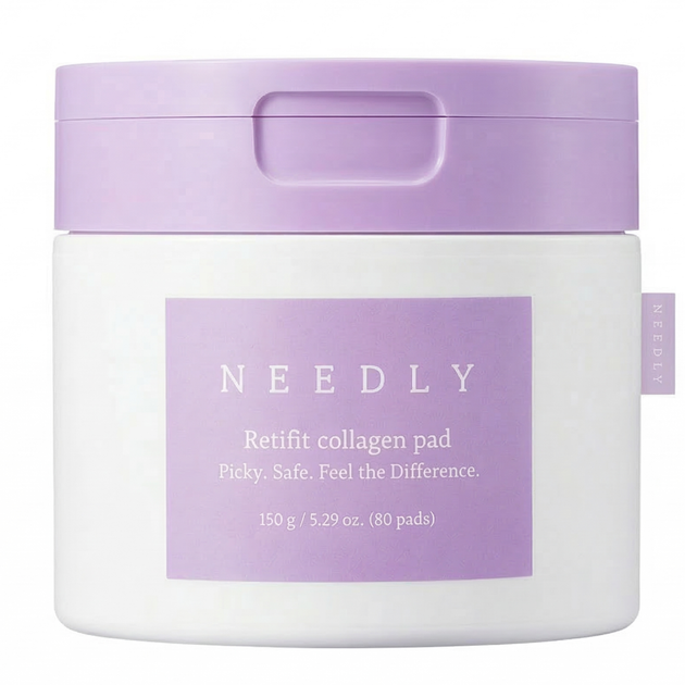 Тонер-педи з колагеном для зволоження та пружності Needly Retifit Collagen Pad, 80 шт - Фото 1 Тонер-педи з колагеном для зволоження та пружності Needly Retifit Collagen Pad, 80 шт - зображення 1