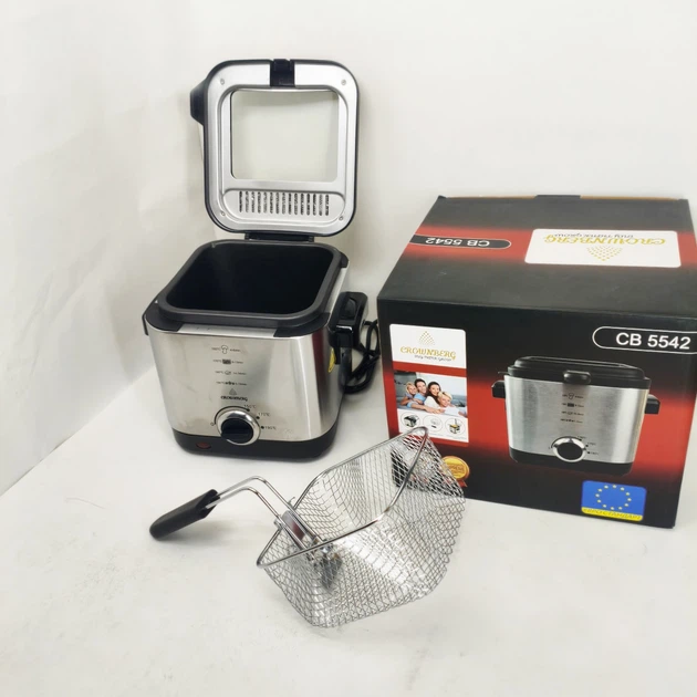 Фритюрница для дома на 1.5л Crownberg CB-5542 1200Вт - изображение 5