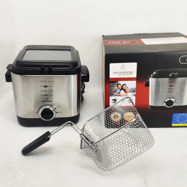 Фритюрница для дома на 1.5л Crownberg CB-5542 1200Вт - изображение 3