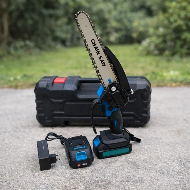 Аккумуляторная цепная пила с индикатором масла Chain Saw 8'' 36V 4Ah 2 АКБ - Фото 2 Аккумуляторная цепная пила с индикатором масла Chain Saw 8'' 36V 4Ah 2 АКБ - изображение 2