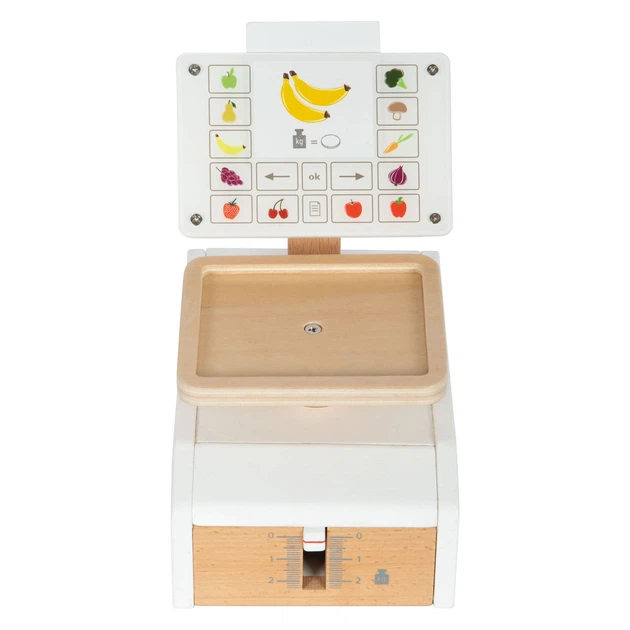 Waga sklepowa drewniana Small Foot Fresh z kartami 12418 (4020972124180) - obraz 6