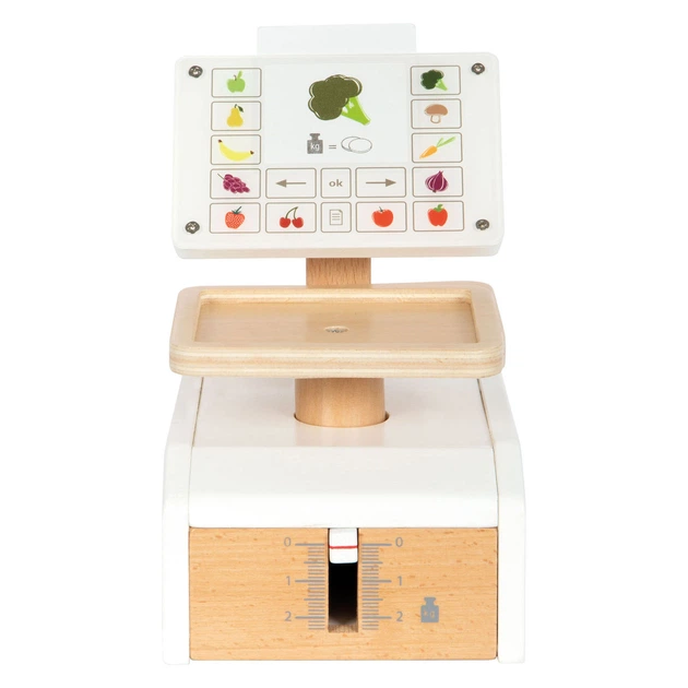 Waga sklepowa drewniana Small Foot Fresh z kartami 12418 (4020972124180) - obraz 8